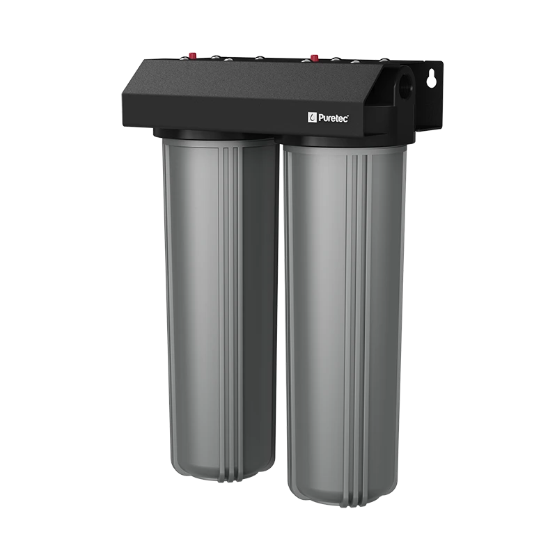 Puretec WH2-60 Whole House Dual System, 20" MaxiPlus, 1 1/2” Connection