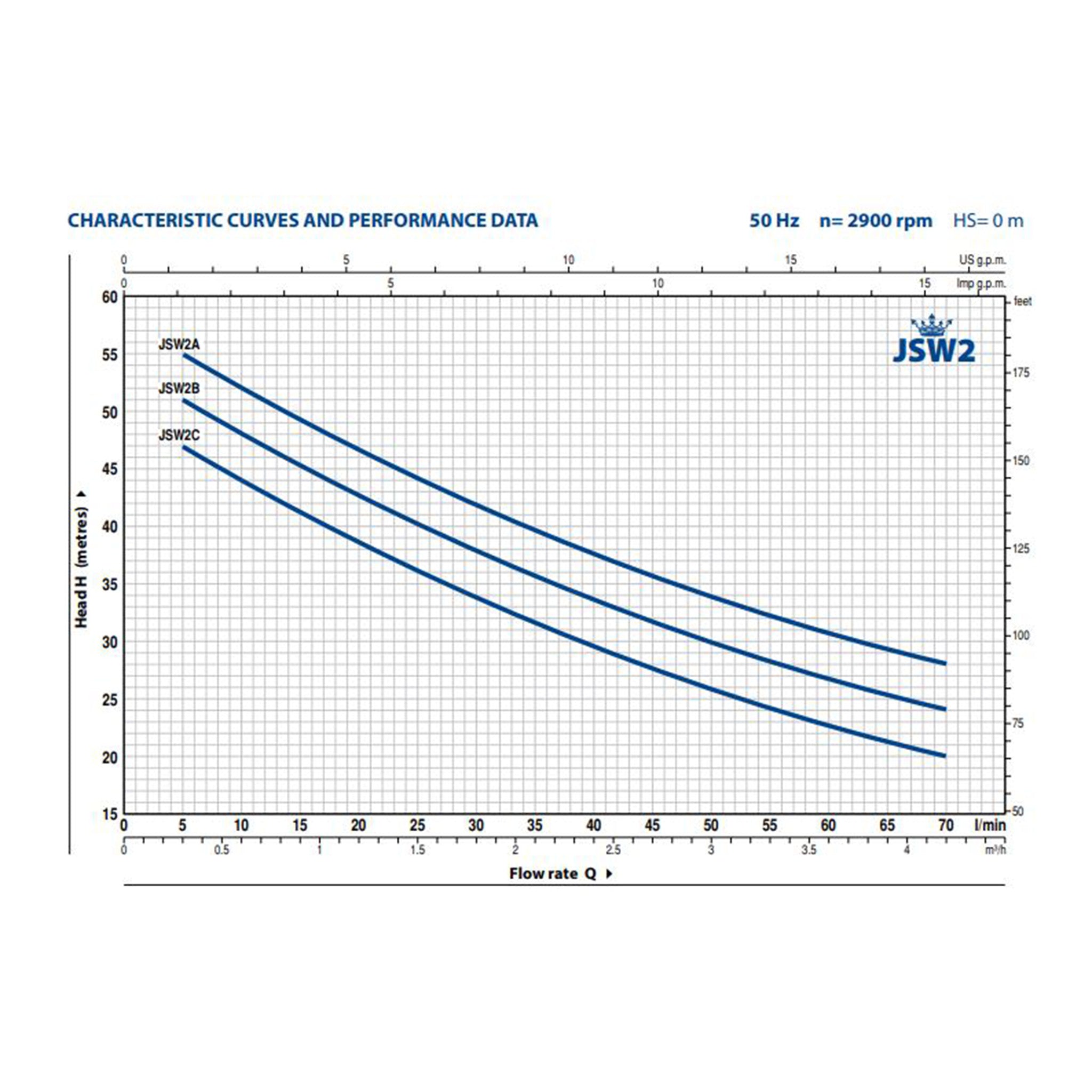 Pedrollo JSW2C Bare Pump - Active Water Solutions