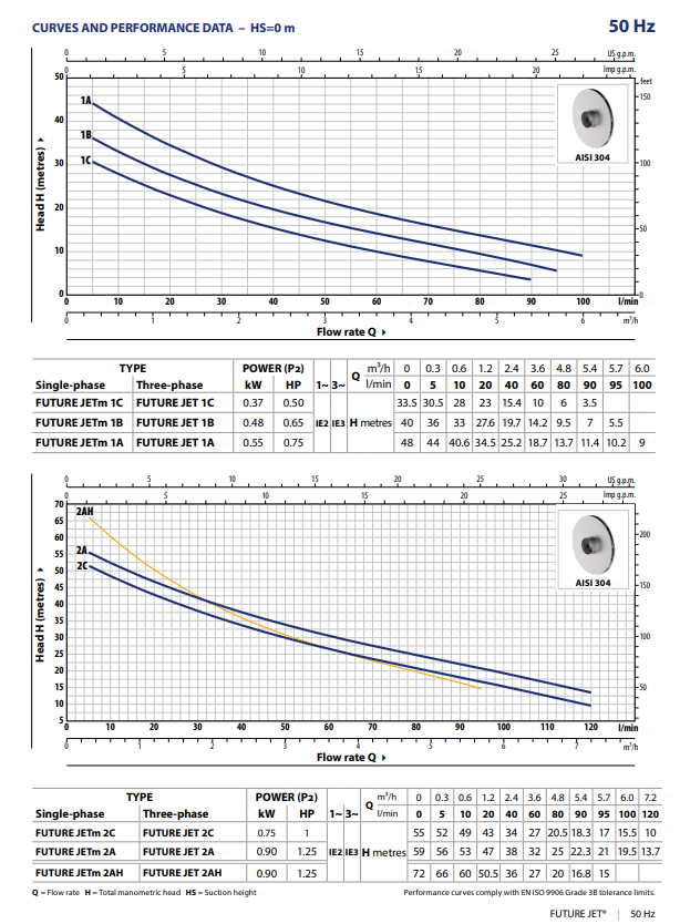 Pedrollo JSW1A Bare Pump