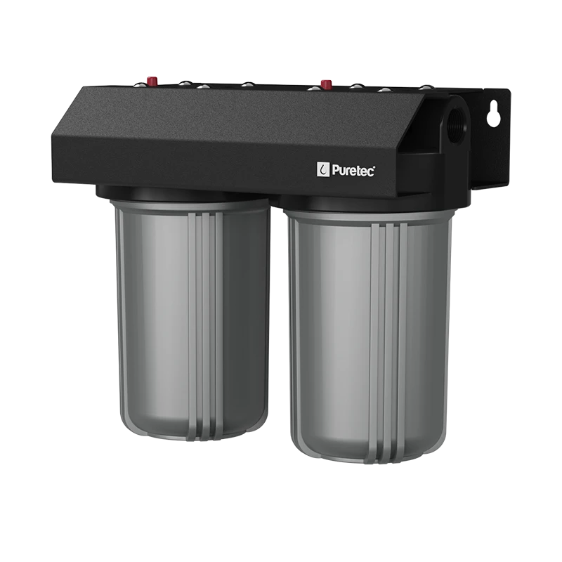 Puretec EM2 Series | High Flow Whole House Dual Water Filter System - Active Water Solutions