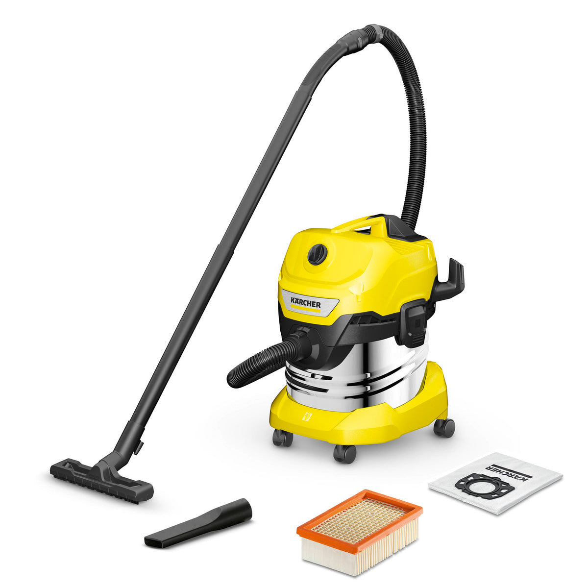 Karcher WD 4 S V-20/6/22 Wet & Dry Vacuum Cleaner - Active Water Solutions