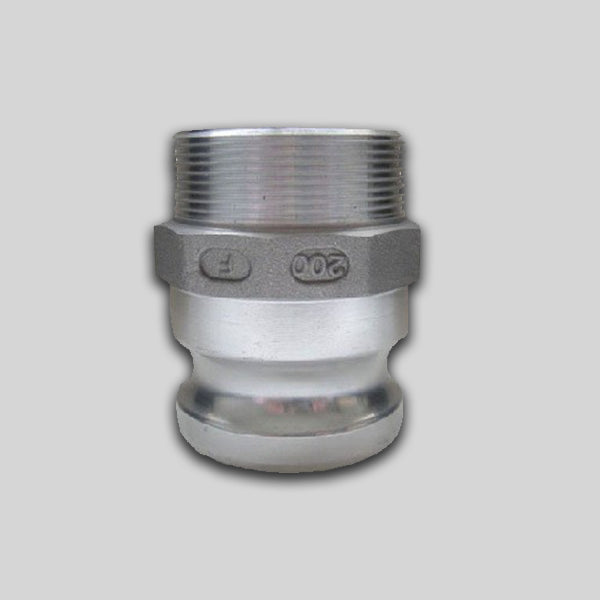 Aluminium Camlock Type F - Male Threaded Adaptor - Active Water Solutions