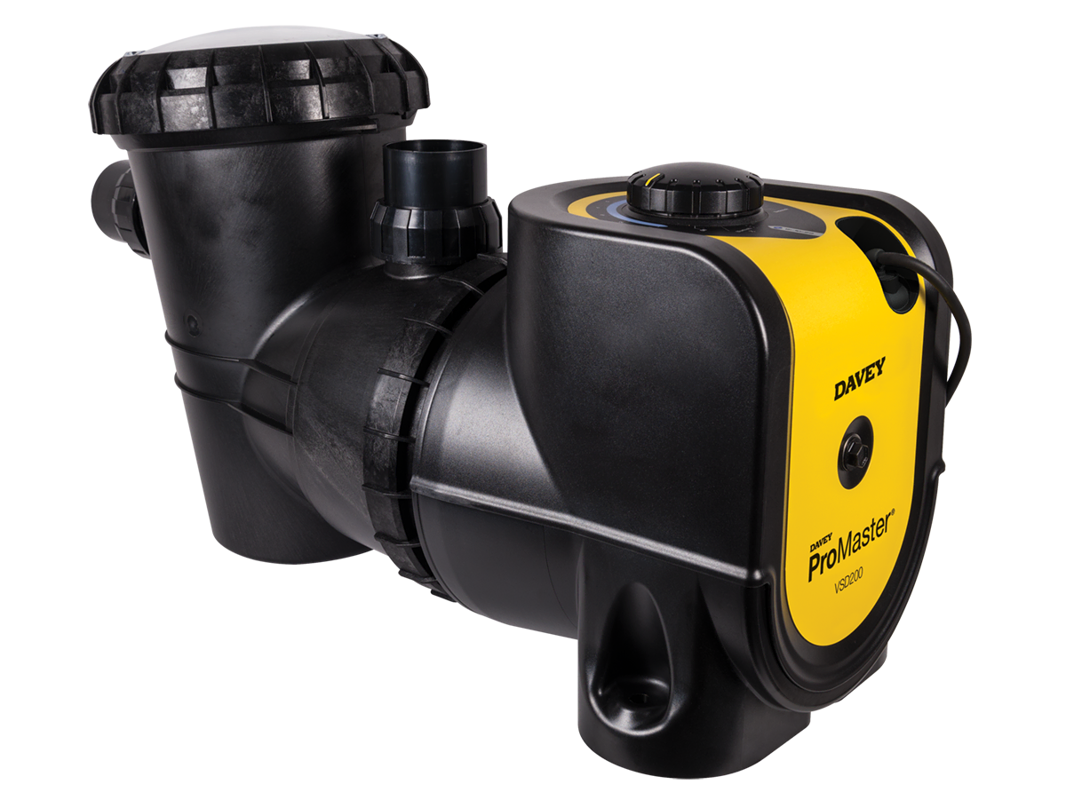 Davey ProMaster Bluetooth VSD200 Energy Efficient Pool Pump PM200BT - Active Water Solutions